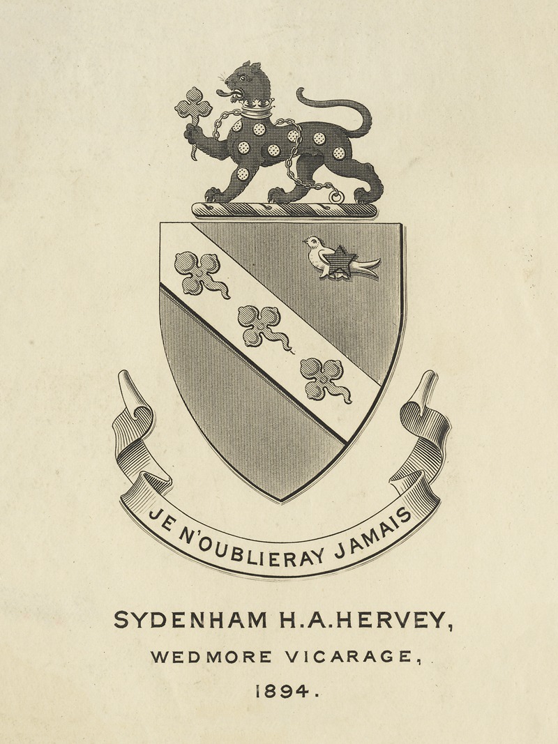 Anonymous - Sydenham Henry Augustus Hervey