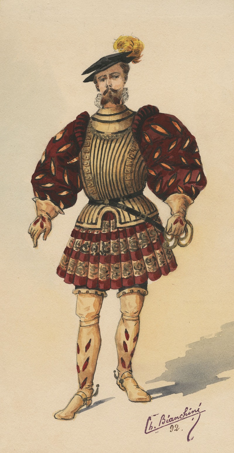 Charles Bianchini - Historical costumes Pl.12