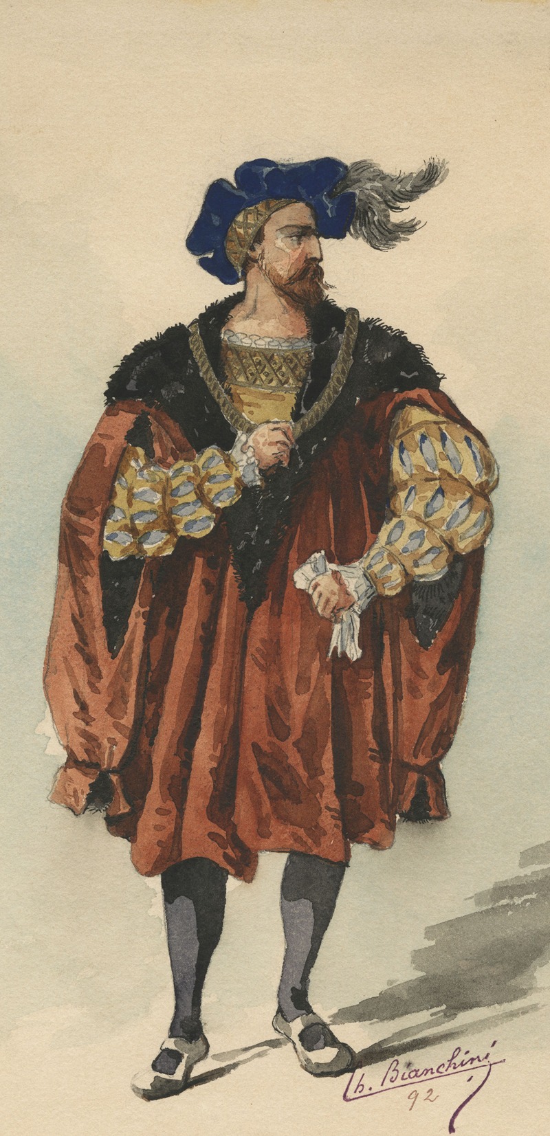 Charles Bianchini - Historical costumes Pl.35