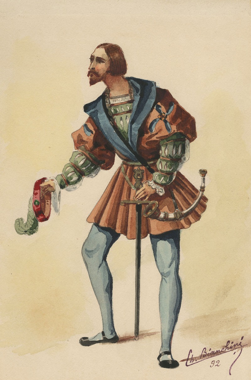 Charles Bianchini - Historical costumes Pl.37