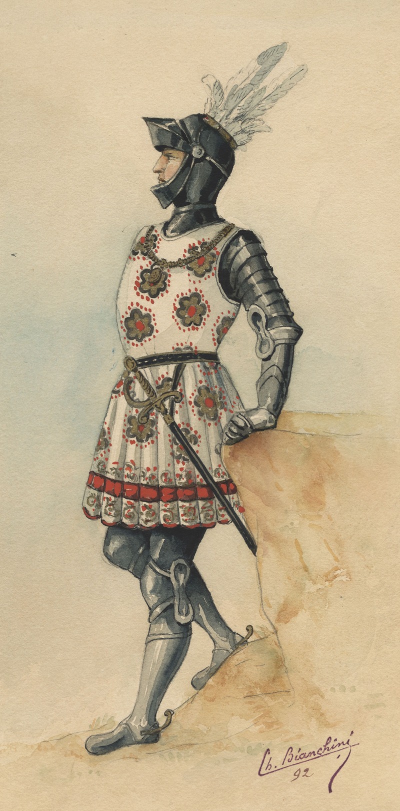 Charles Bianchini - Historical costumes Pl.43