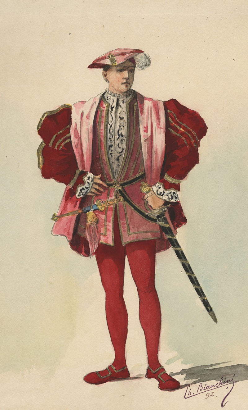 Charles Bianchini - Historical costumes Pl.45