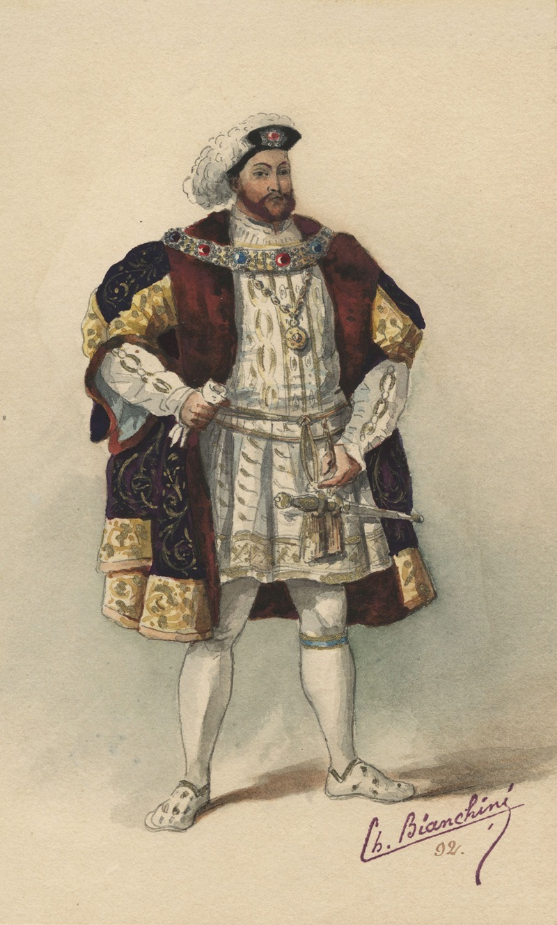 Charles Bianchini - Historical costumes Pl.50