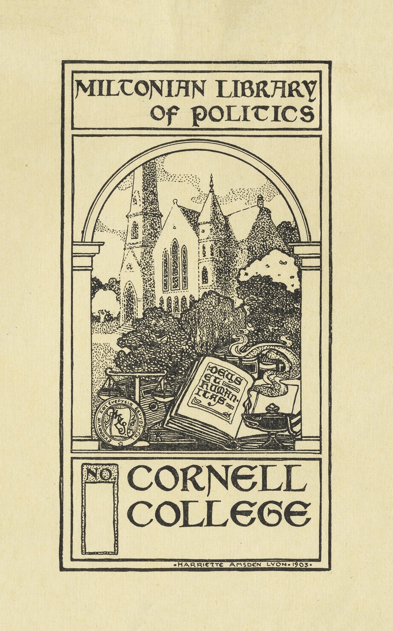 Harriette Amsen Lyon - Cornell College (Mount Vernon, Iowa).