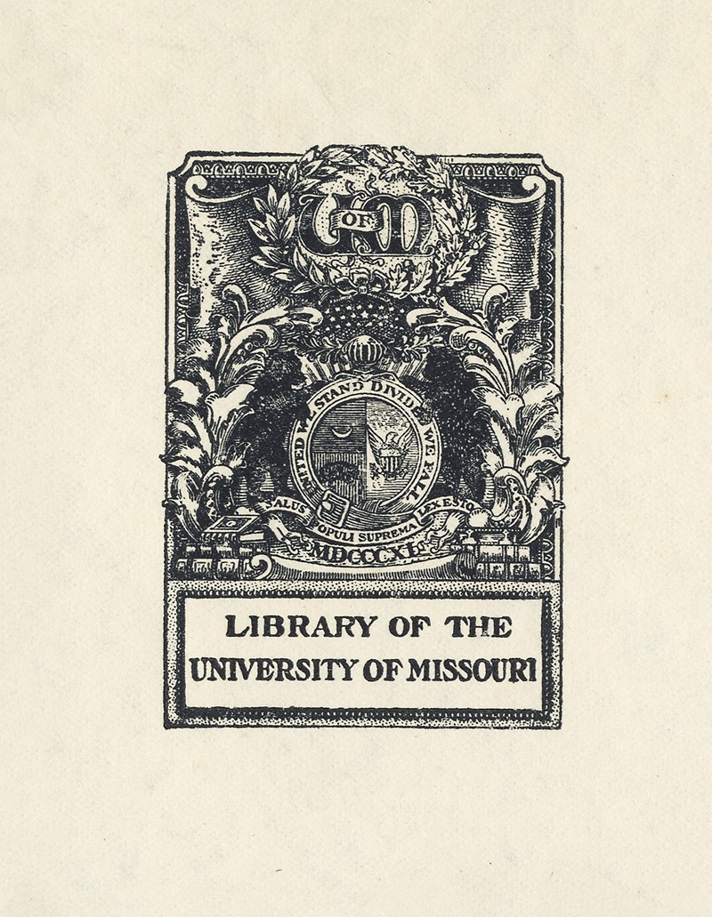 Joseph Winfred Spenceley - Library Of The University Of Missouri