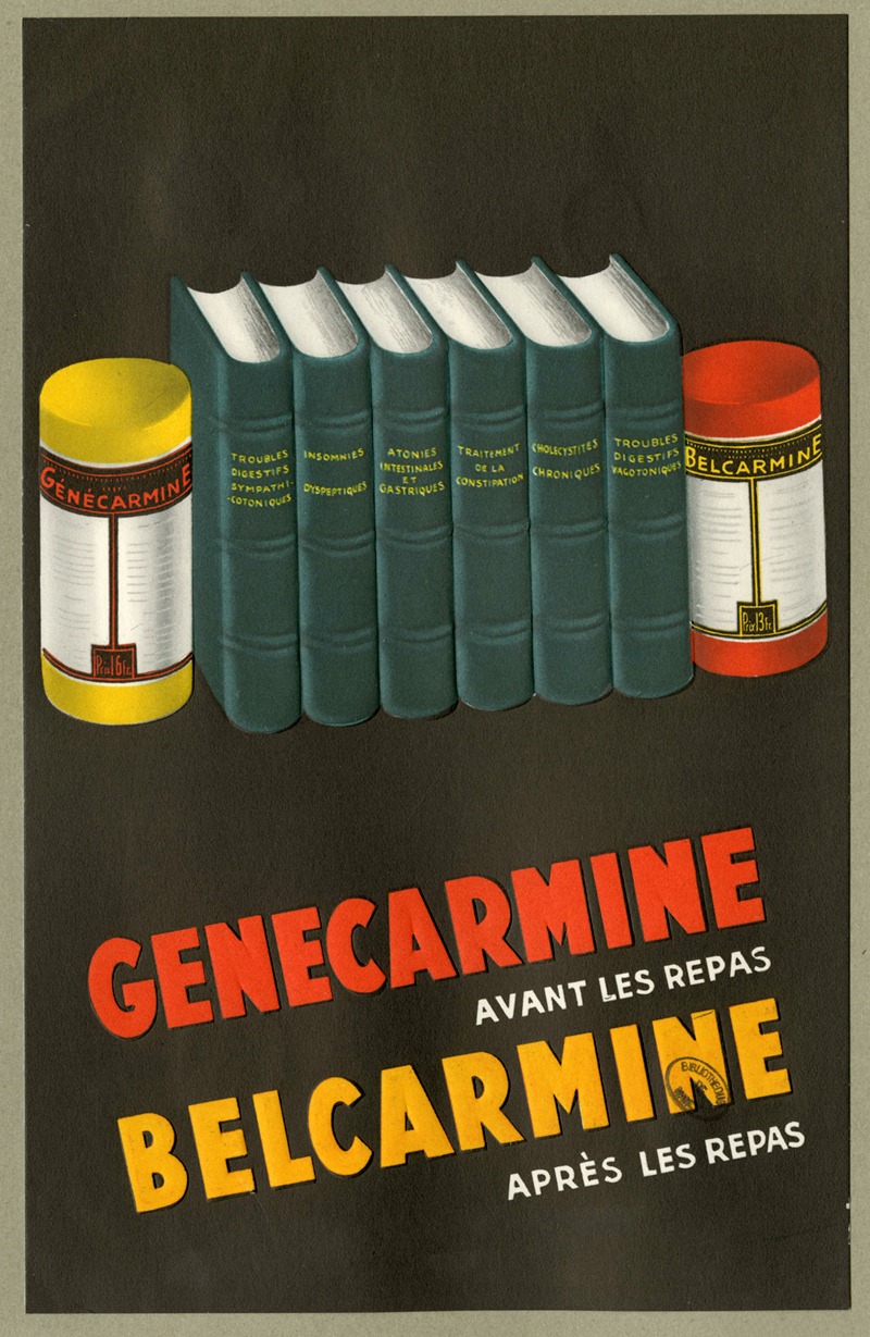 Anonymous - Genecarmine, Belcarmine