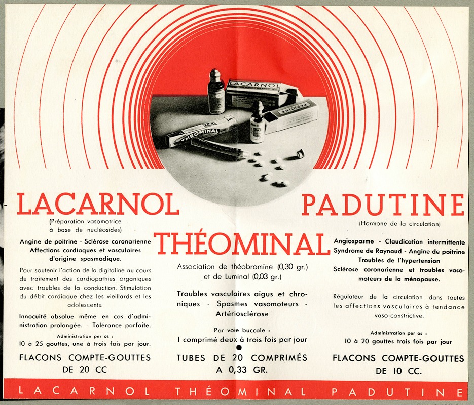 Anonymous - Lacarnol. Théominal. Padutine