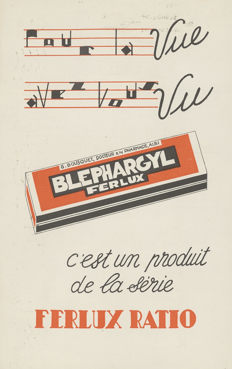 G. Albi Bousquet - Blephargyl