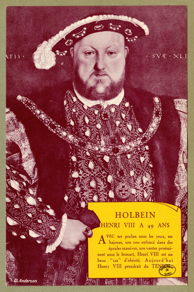 Laboratoire d'actino-biologie - Holbein ; Henri VIII à 49 ans