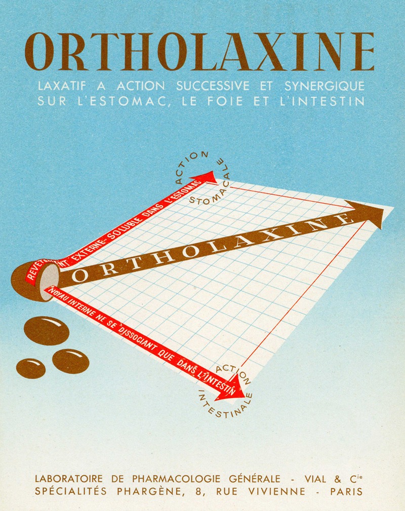 Laboratoire de pharmacologie générale - Ortholaxine