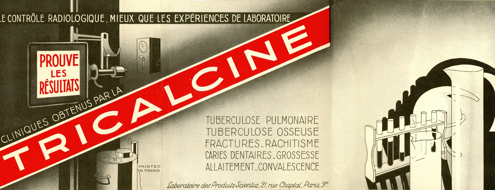 Laboratoire des produits Scientia - Tricalcine