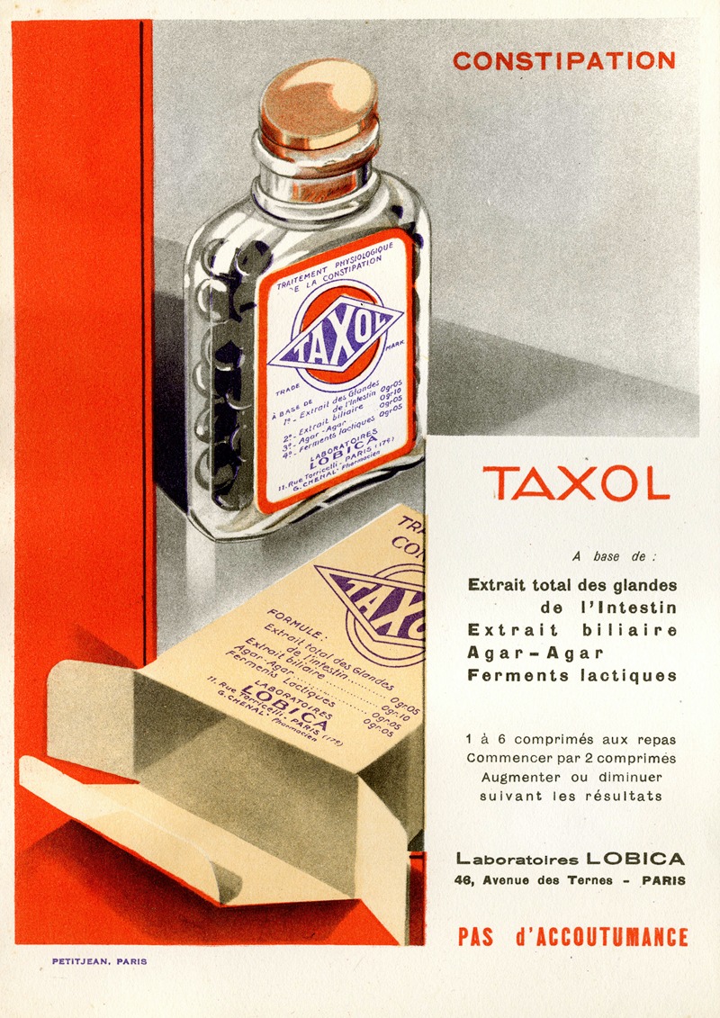 Laboratoire Lobica - Taxol