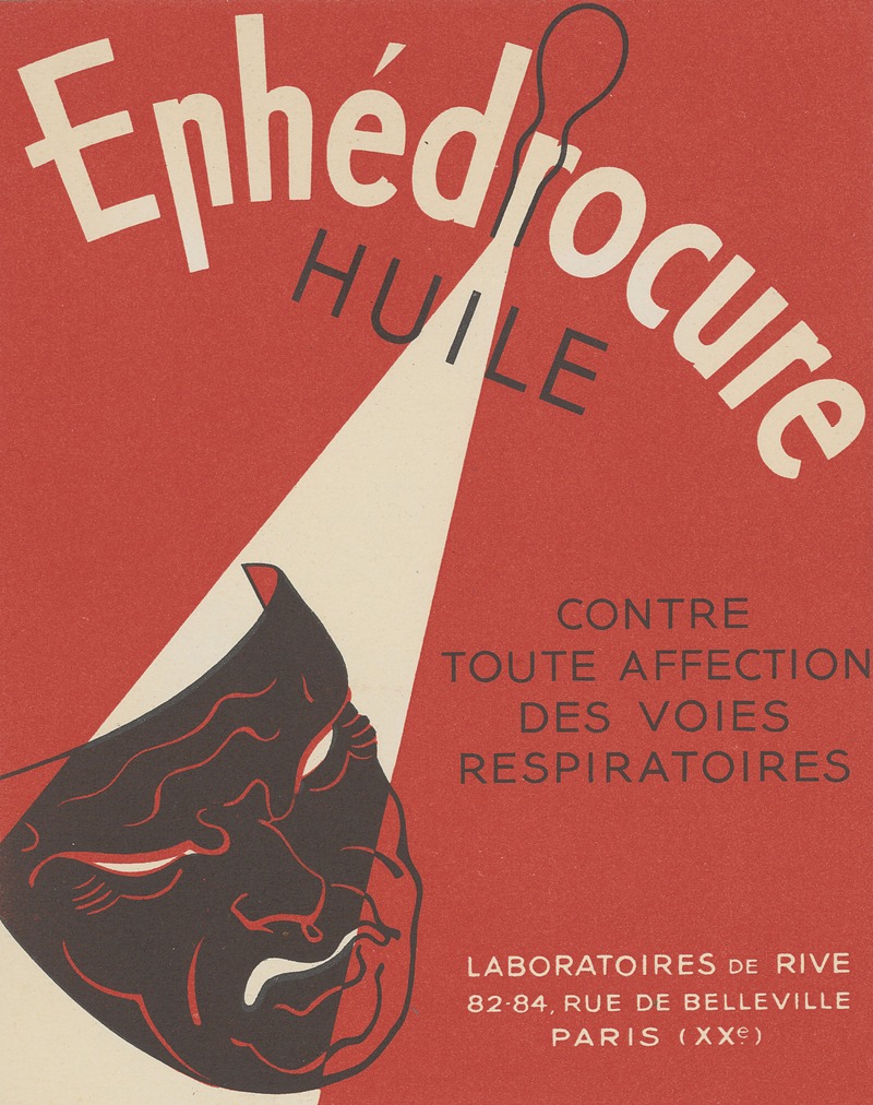 Laboratoire M. de Rive - Ephédrocure