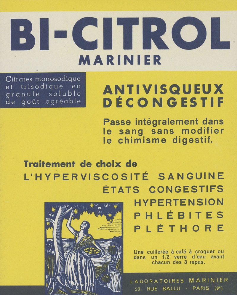 Laboratoire Marinier - Bi-citrol Marinier