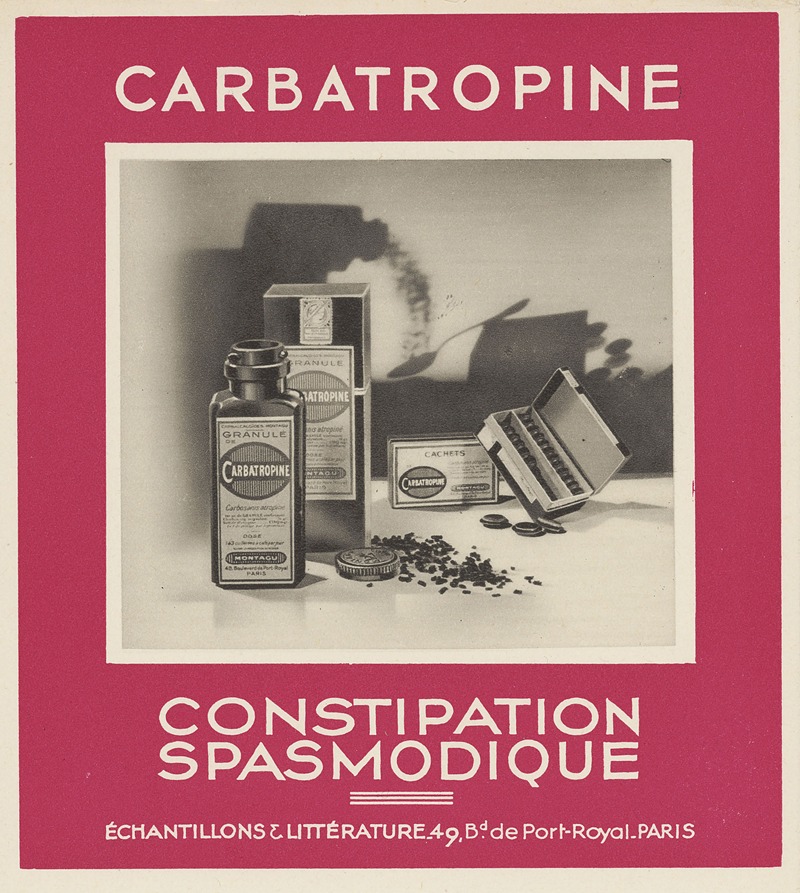 Laboratoire Montagu - Carbatropine