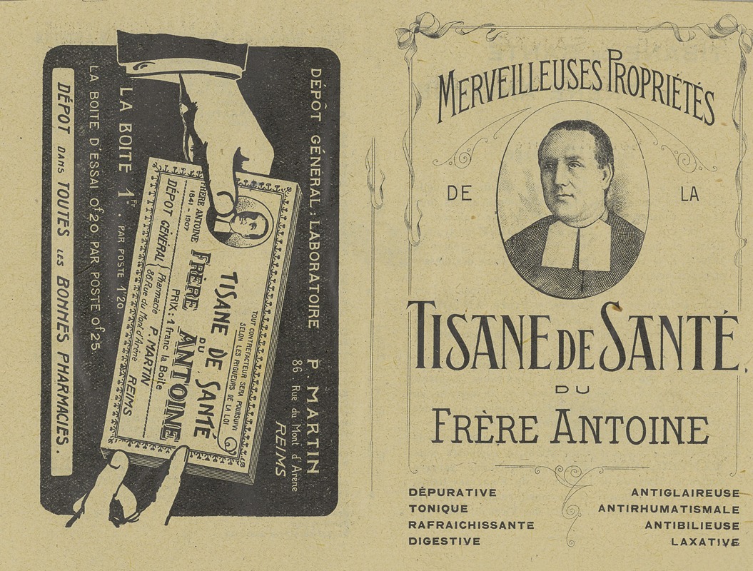 Laboratoire P. Martin - Tisane de santé du frère Antoine