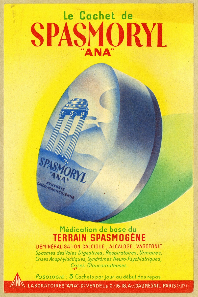 Laboratoires Ana - Spasmoryl