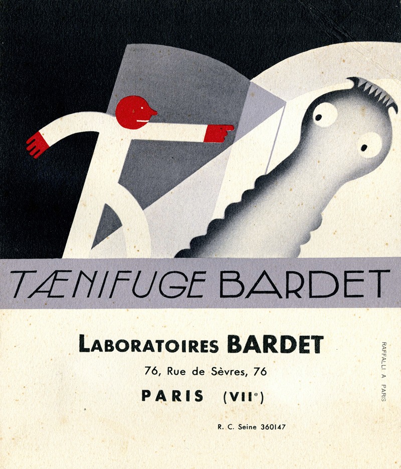 Laboratoires Bardet - Taenifuge Bardet