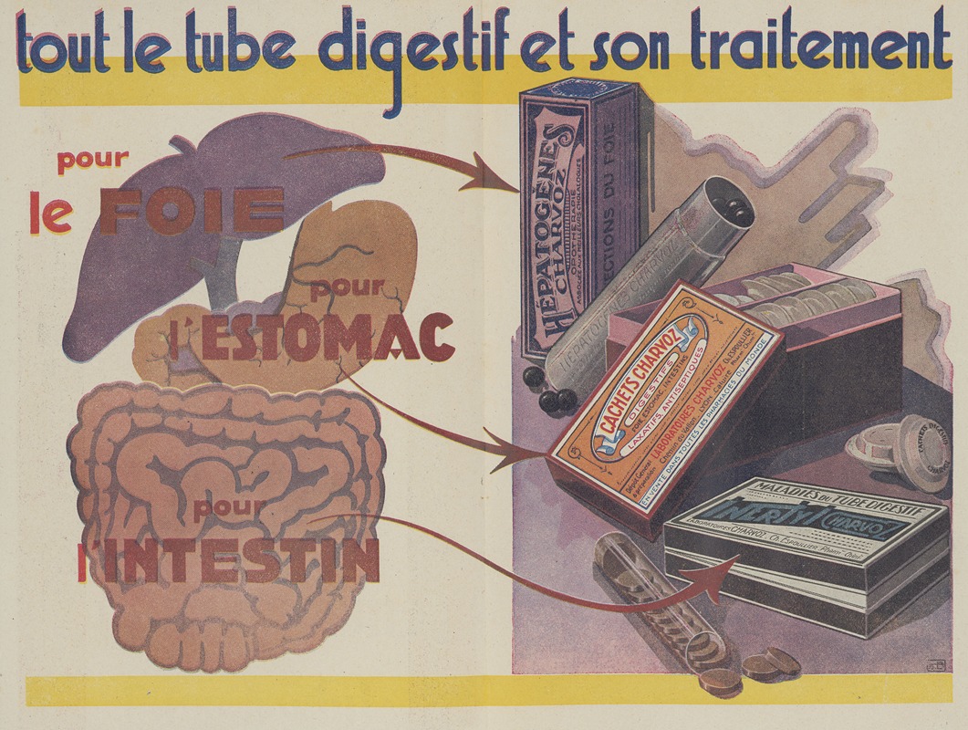 Laboratoires Charvoz - 3 médicaments pour le tube digestif 2