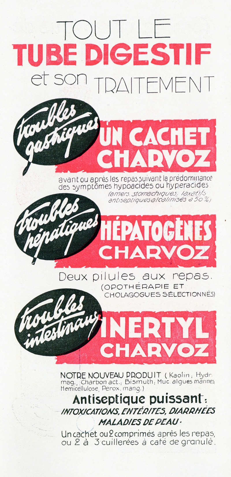 Laboratoires Charvoz - Tout le tube digestif et son traitement