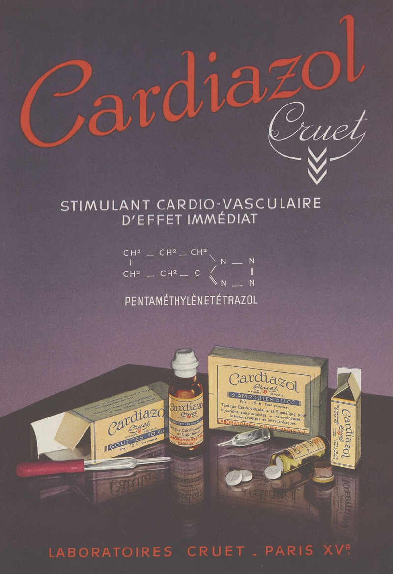 Laboratoires Cruet - Cardiazol