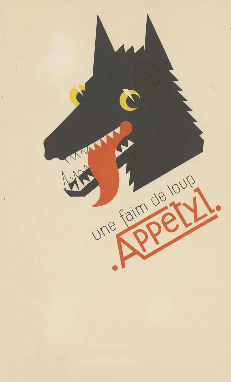 Laboratoires de l'Appétyl - Une faim de loup ; Appetyl