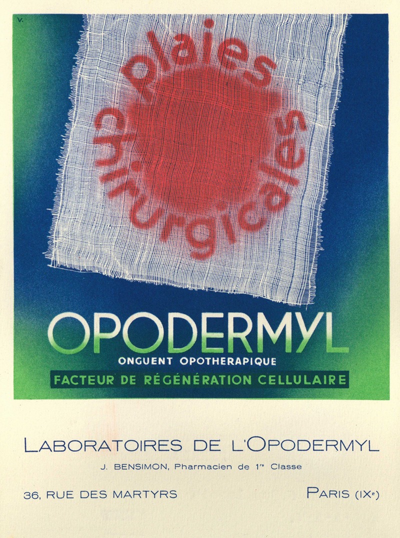 Laboratoires de l'Opodermyl - Opodermyl