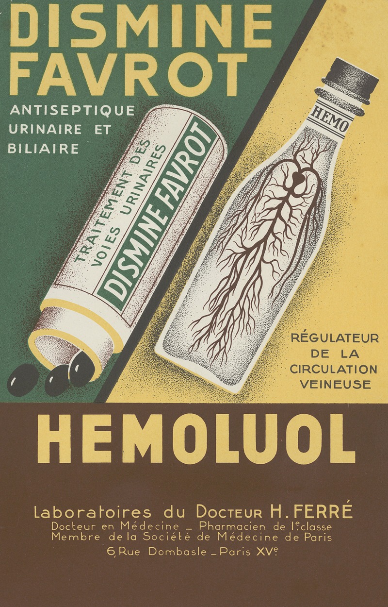 Laboratoires docteur H. Ferré - Dismine Favrot