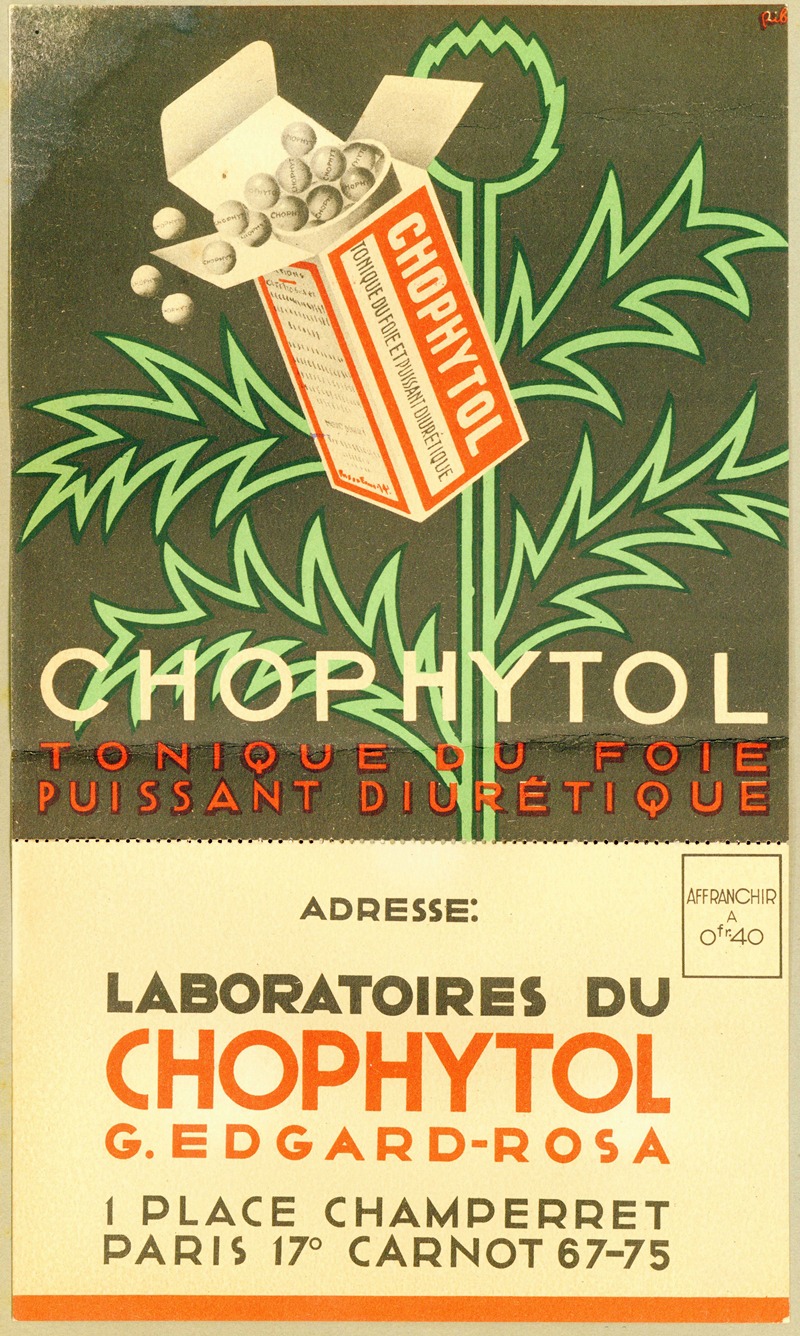 Laboratoires du Chophytol - Chophytol