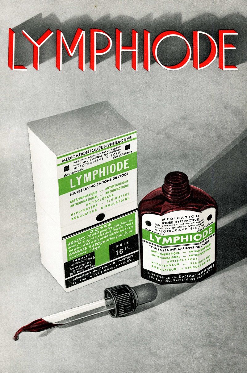 Laboratoires du docteur H. Martinet - Lymphiode