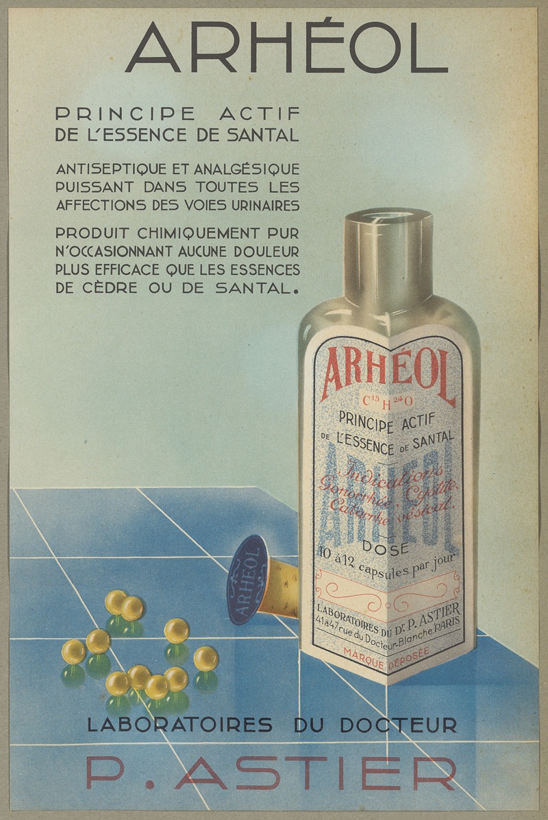 Laboratoires du docteur P. Astier - Arheol