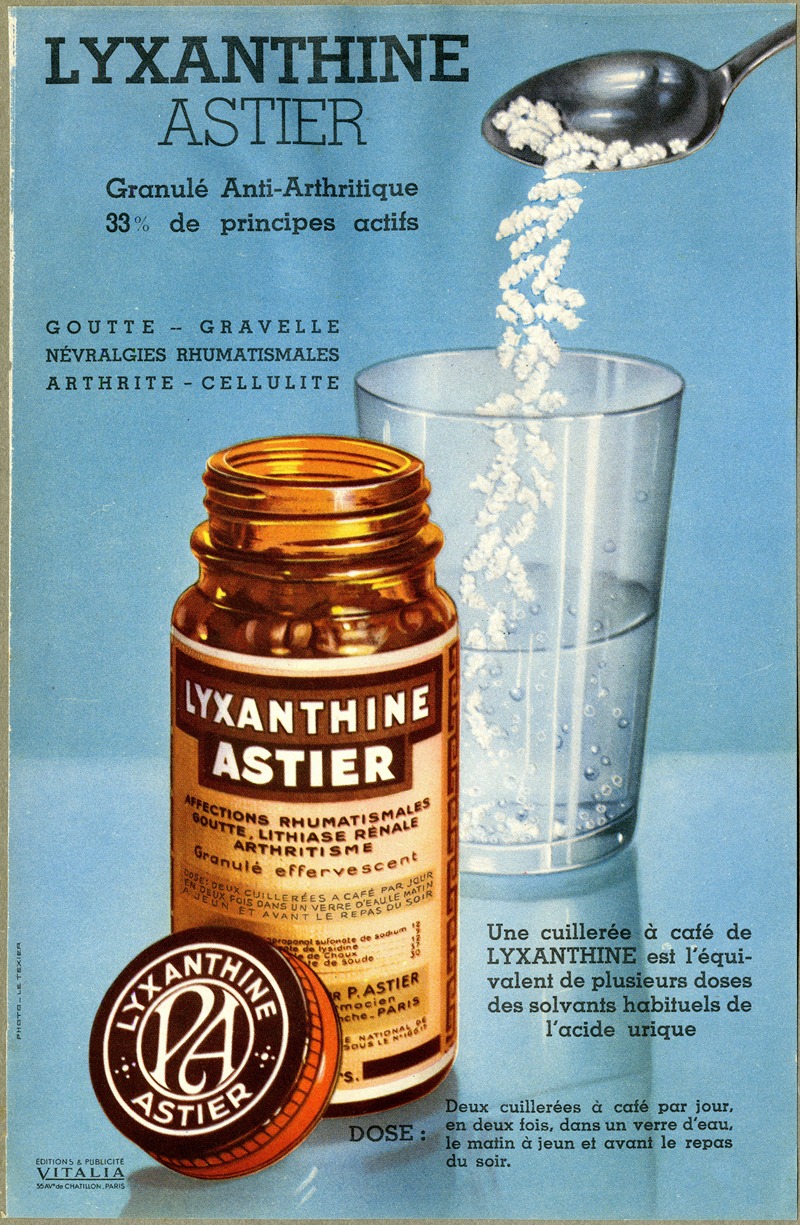 Laboratoires du docteur P. Astier - Lyxanthine