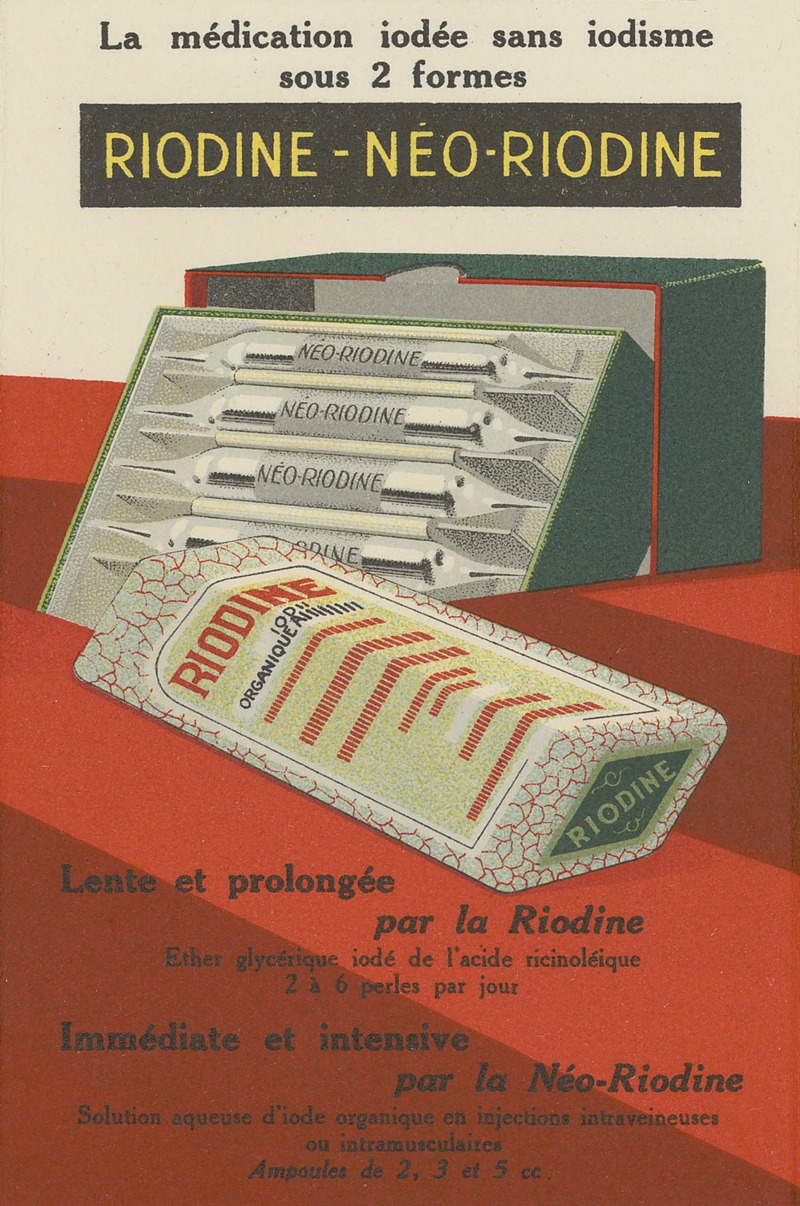 Laboratoires du docteur P. Astier - Riodine