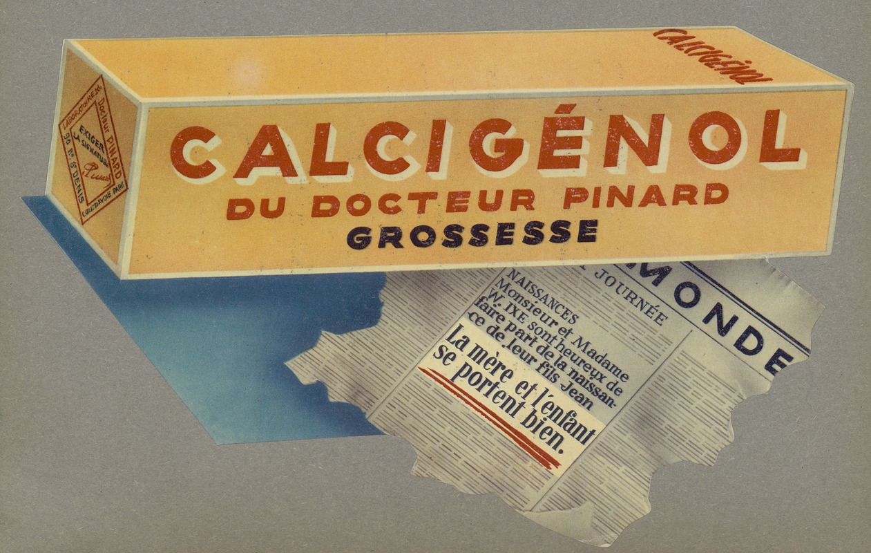 Laboratoires du docteur Pinard - Calcigénol du docteur Pinard ; grossesse