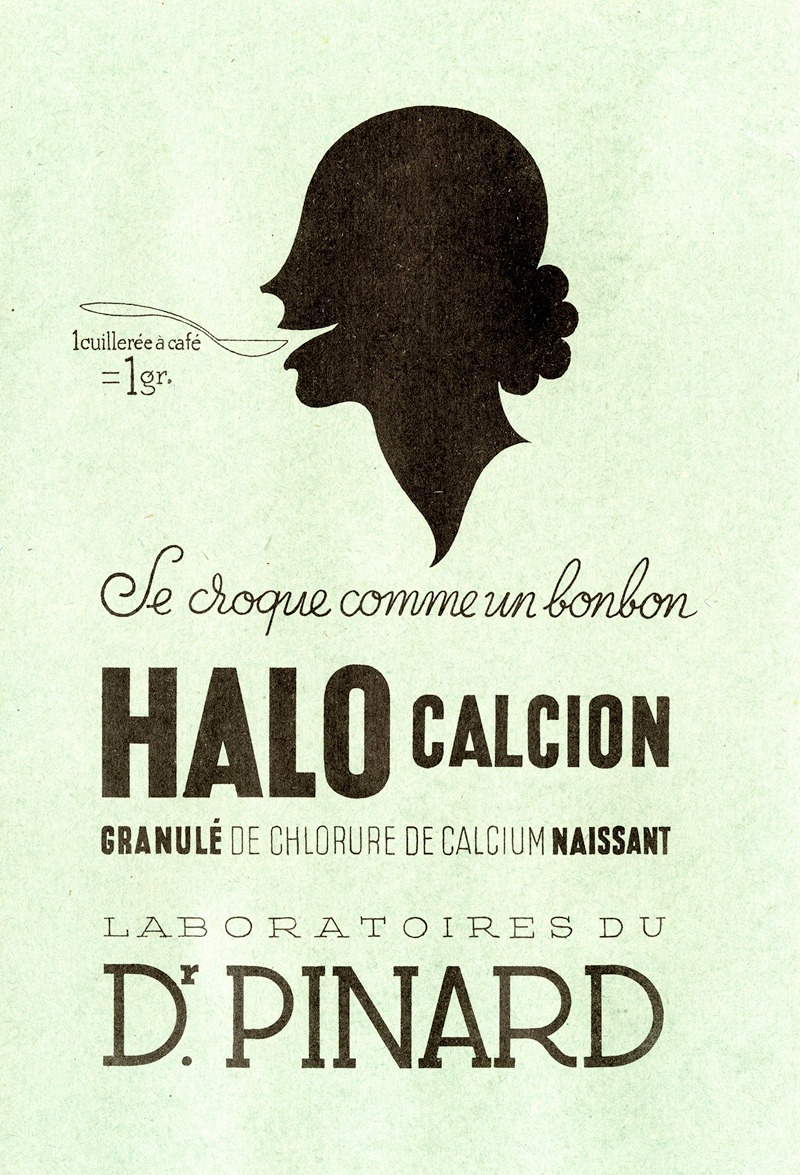 Laboratoires du docteur Pinard - Halo Calcion