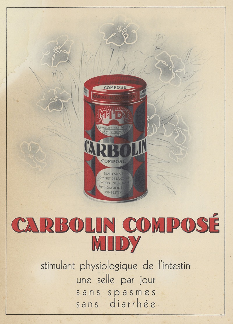 Laboratoires Midy - Carbolin composé Midy