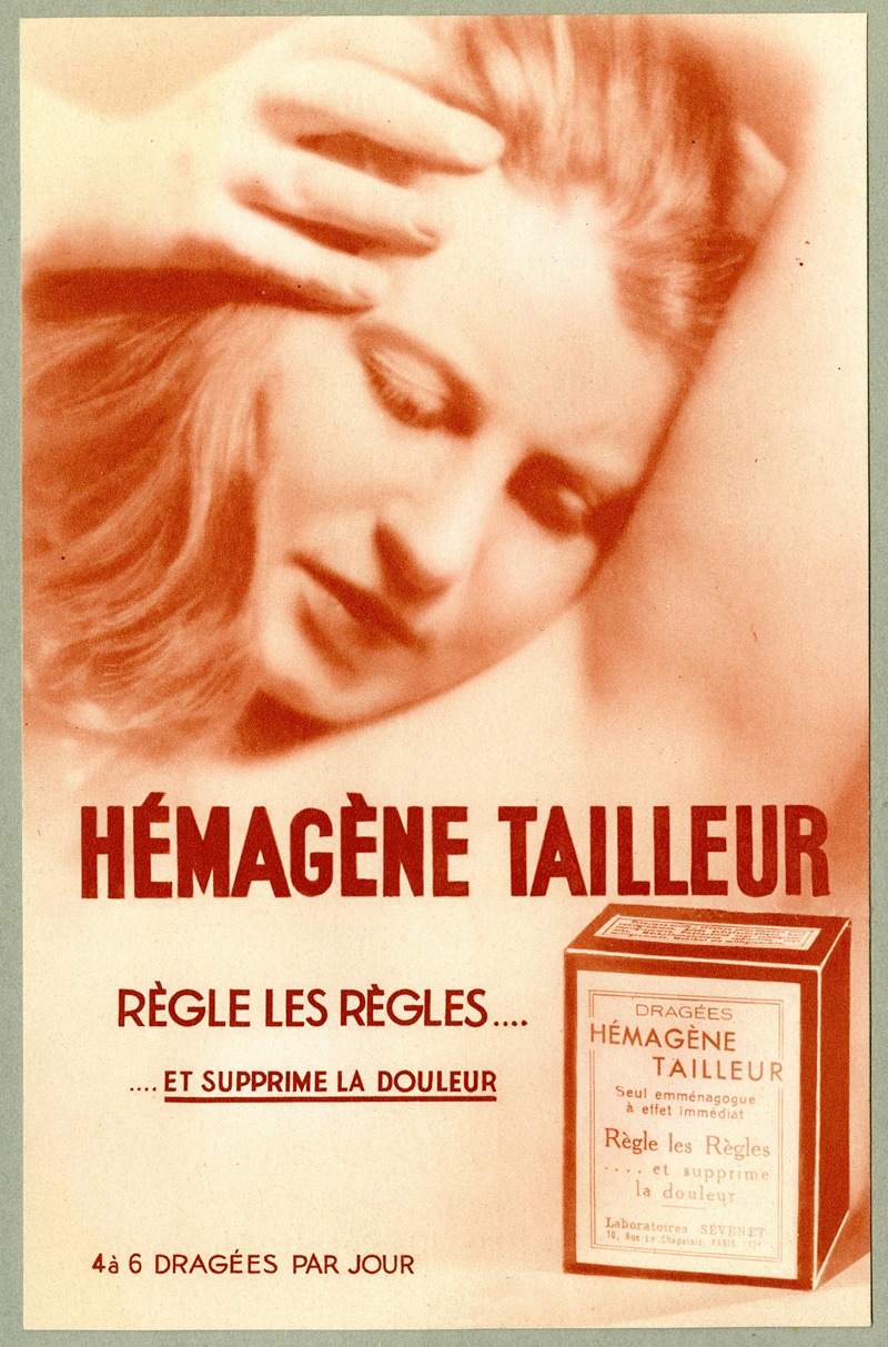 Laboratoires Sévenet - Hémagène Tailleur