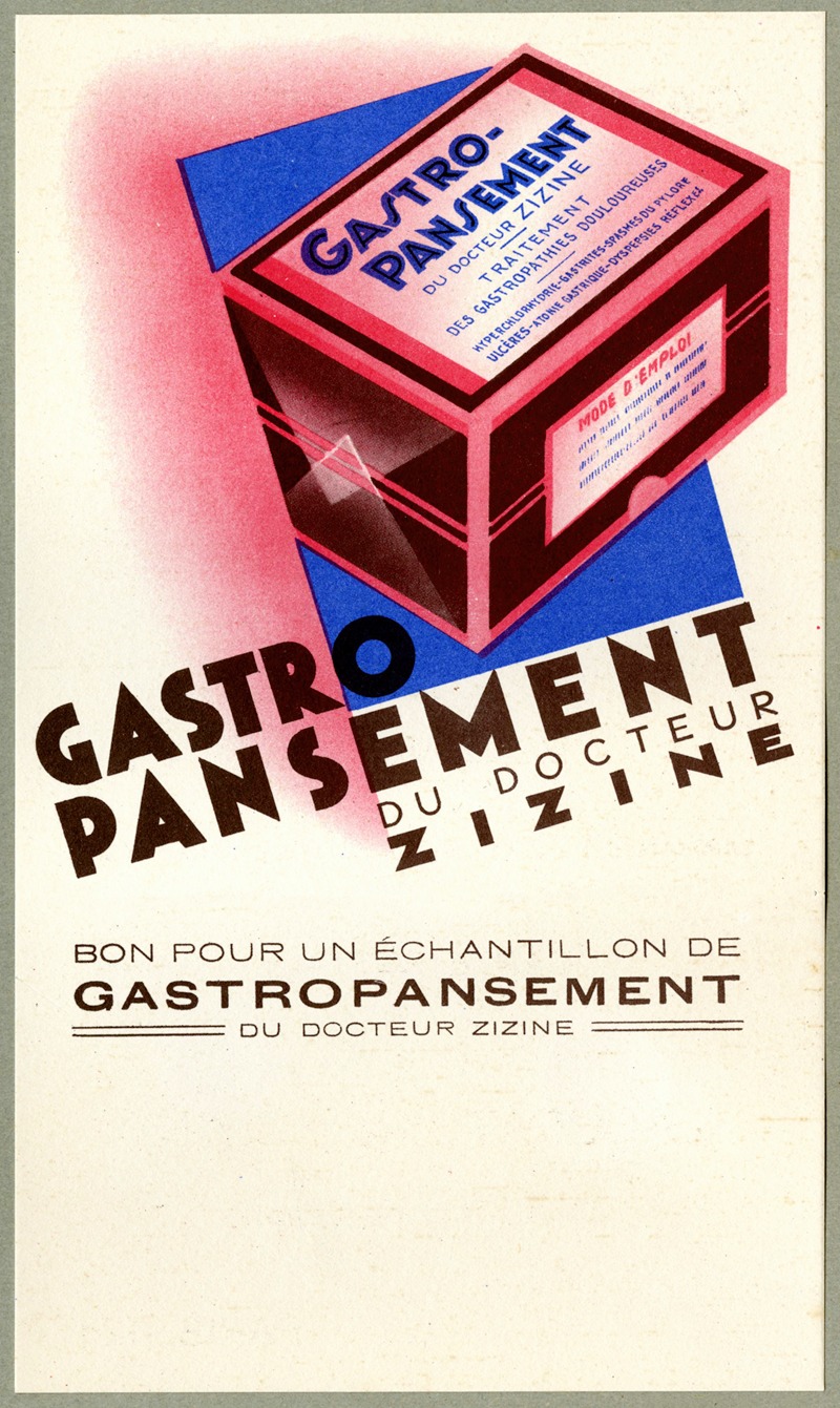 Laboratoires Zizine - Gastro-pansement