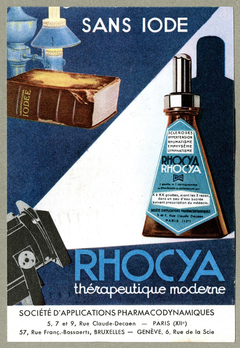 Société d'applications pharmacodynamiques - Rhocya