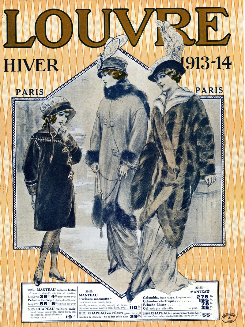 Anonymous - Au Louvre – Hiver 1913-14