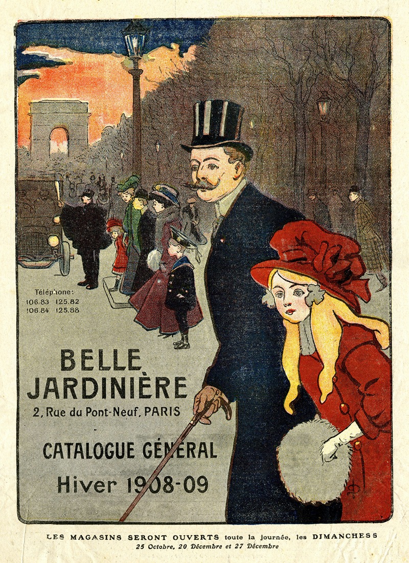 Anonymous - Belle jardinière – Catalogue général hiver 1908-09