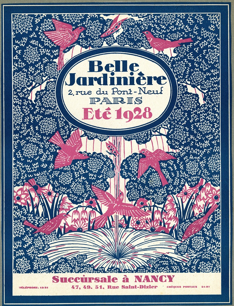 Anonymous - Belle jardinière – Eté 1928