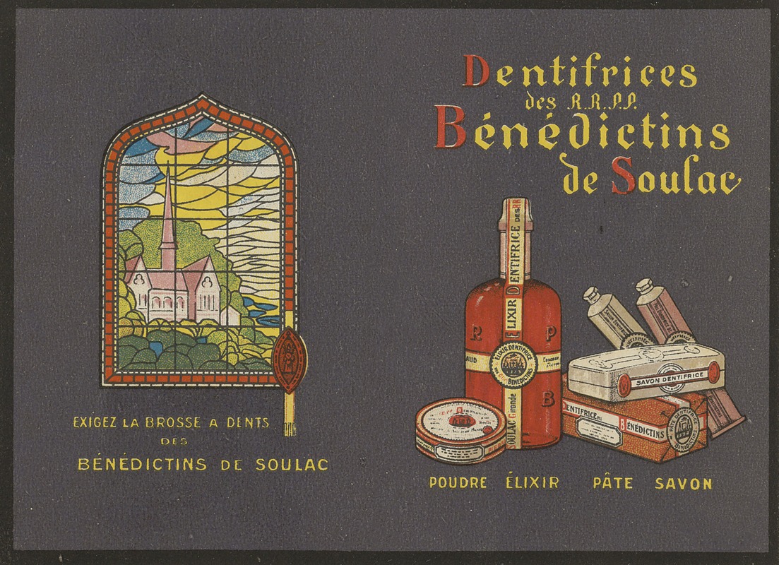 Anonymous - Dentifrices des R.R.P.P. bénédictions de Soulac