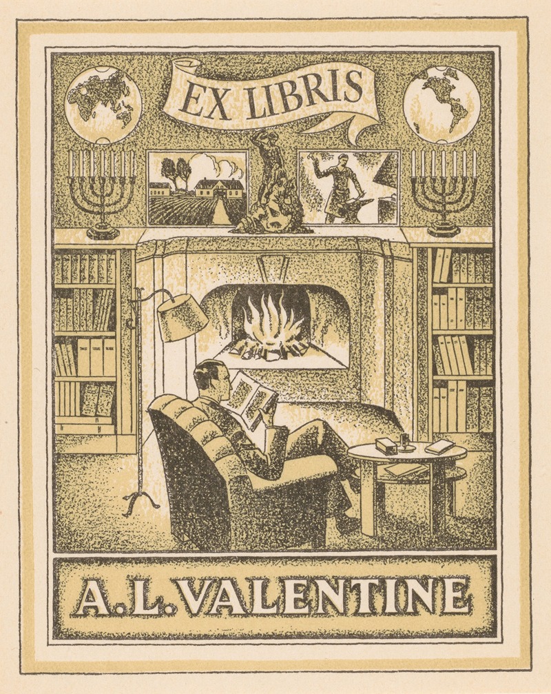 Anonymous - Ex libris van A.L. Valentine