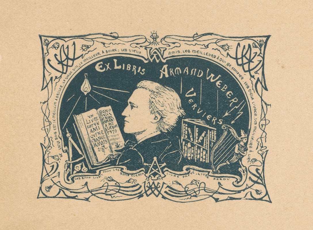 Anonymous - Ex libris van Armand Weber