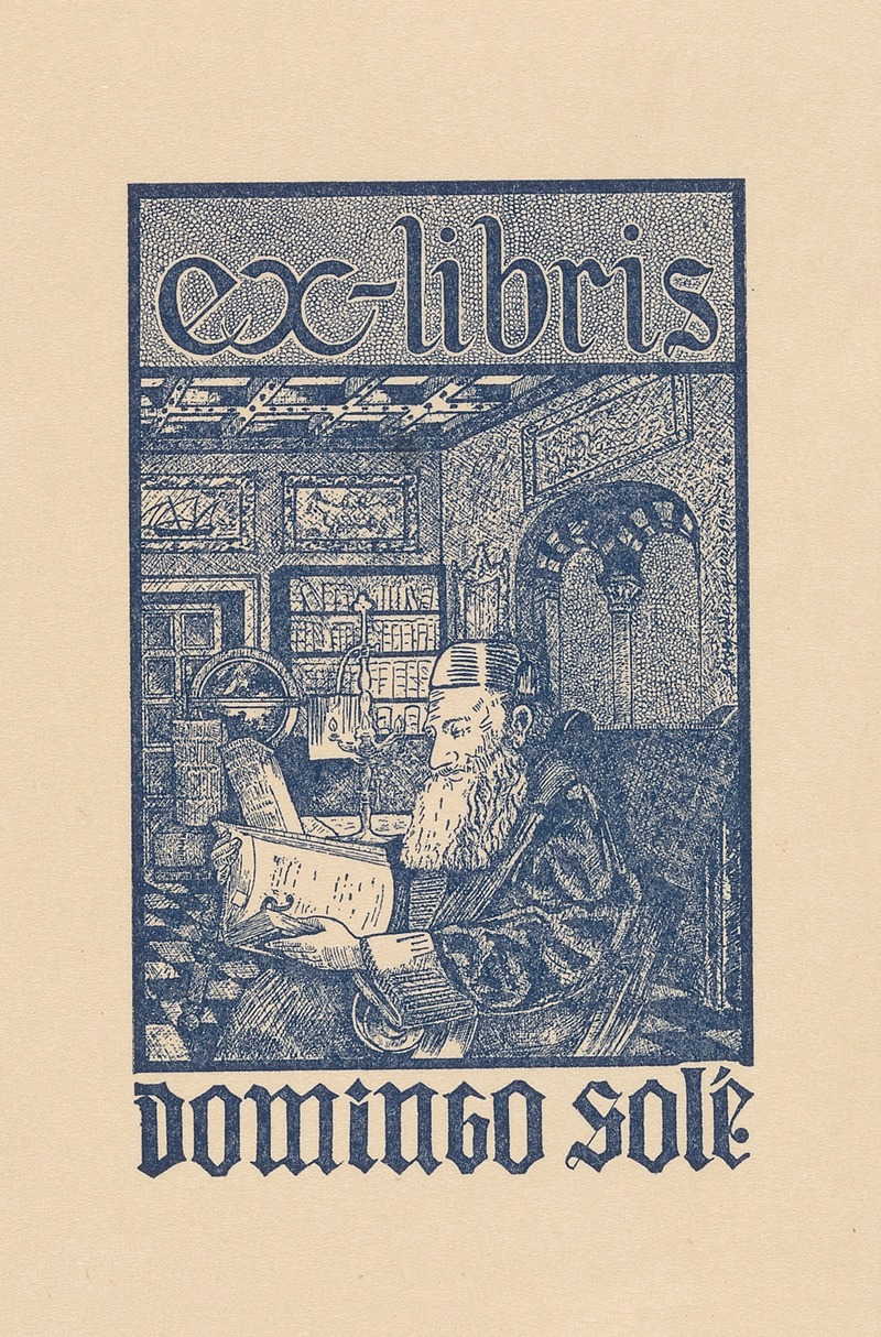 Anonymous - Ex libris van Domingo Solé