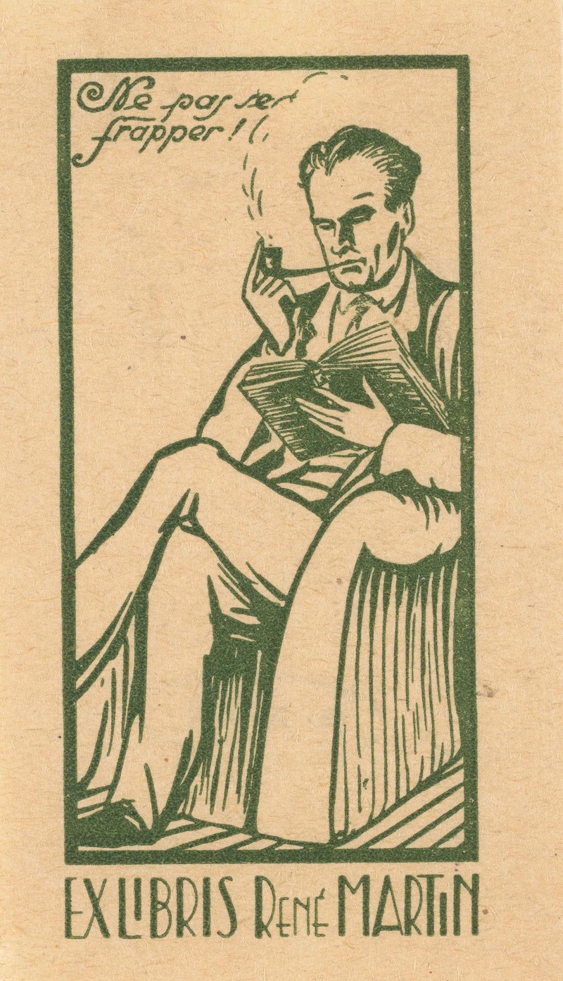 Anonymous - Ex libris van René Martin