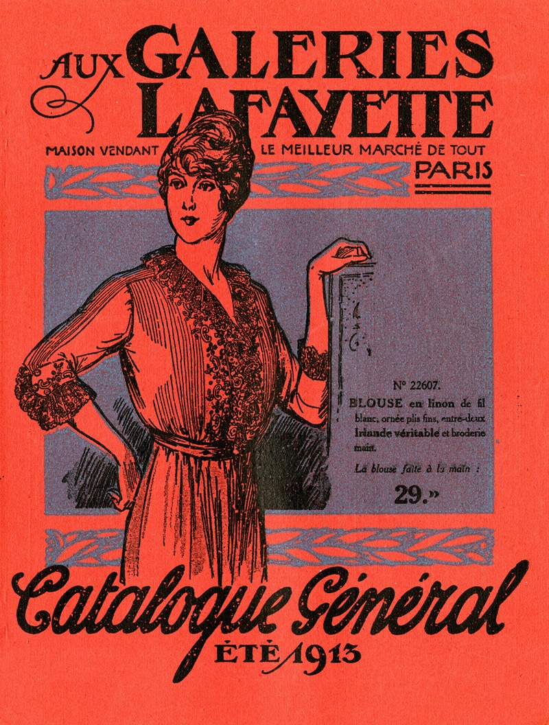 Anonymous - Galeries Lafayette – Catalogue général, été 1913