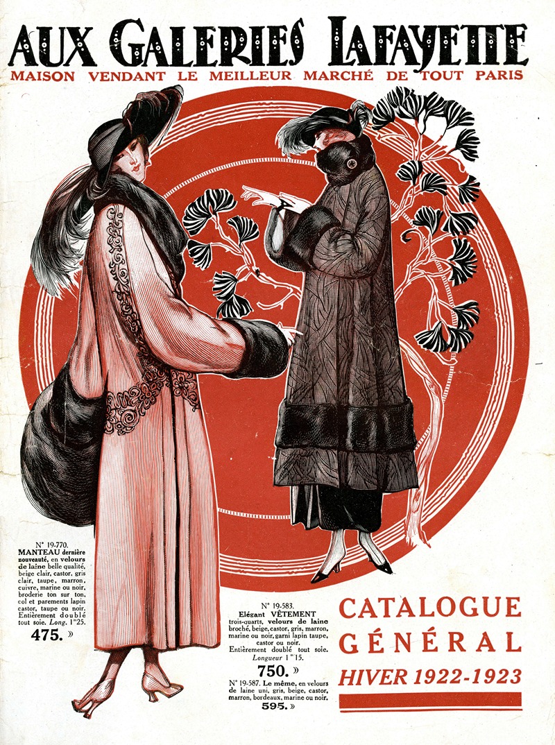 Anonymous - Galeries Lafayette – Catalogue général, hiver 1922-1923