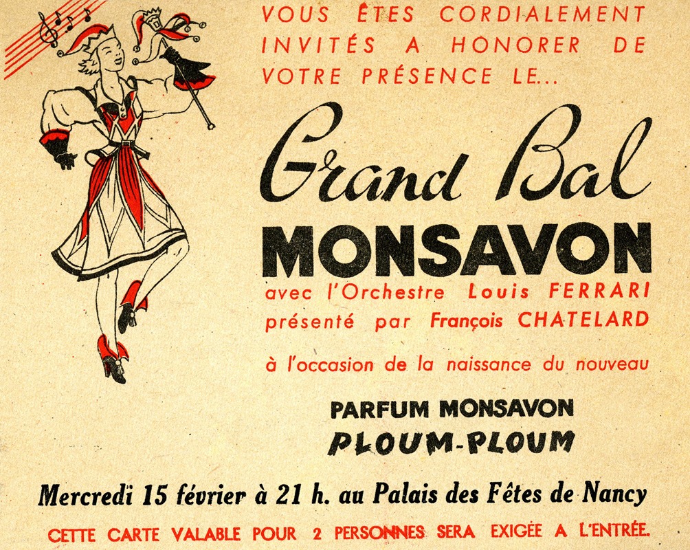 Anonymous - Grand bal Monsavon